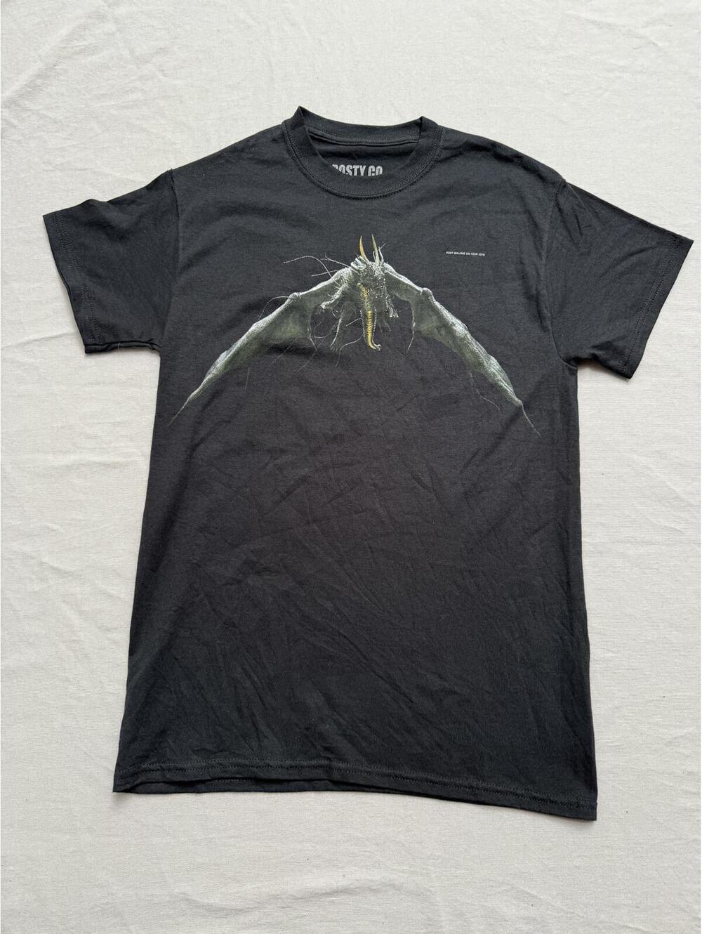 Post Malone 2018 Tour T-shirt Beerbongs & Bentleys Dragon S